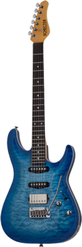 SCHECTER E-Gitarre, California Classic, Trans Sky Burst