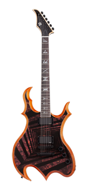 SCHECTER E-Gitarre, Wylde Audio, Wrathmaker, Tortoise Shell, Corridors