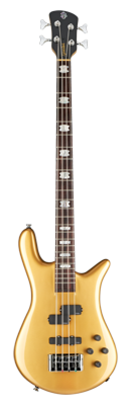 SPECTOR Bassgitarre, Euro Classic, 4-Saiter, aktiv, Solid Metallic Gol