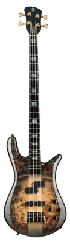 SPECTOR Bassgitarre, Euro CST, 4-Saiter, aktiv, Natural Black Burst Gl