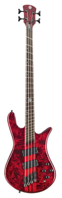 SPECTOR Bassgitarre, NS Dimension MS 4, 4-Saiter, aktiv, Inferno Red G
