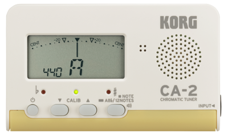 KORG Stimmgerät, chromatisch, CA-2, weiß