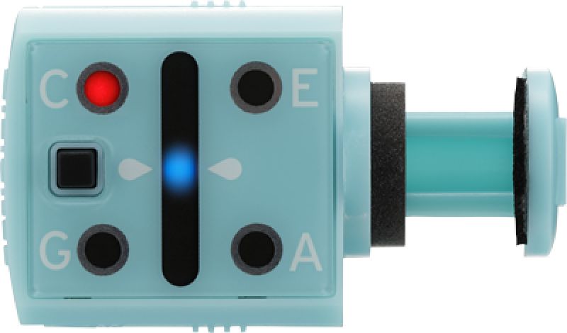 KORG Stimmgerät, Ukulele, MINIPITCH, Clip-On, blau