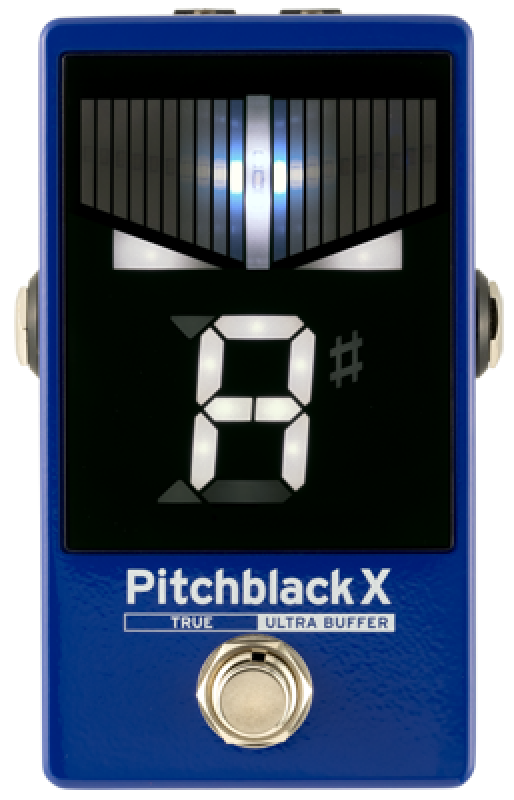 KORG Stimmgerät, Pedal, Pitchblack X, blau