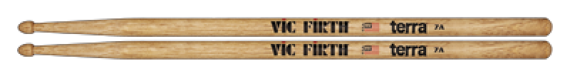 VIC FIRTH Drum Sticks, Terra Serie, 7AT, Wood Tip