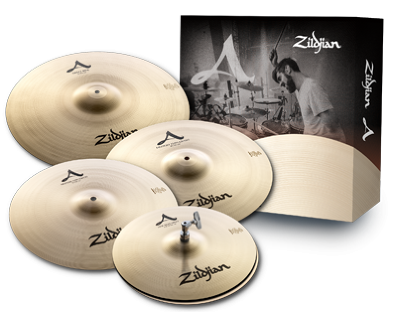 ZILDJIAN Beckenset, A Zildjian, A391 Cymbal Pack, 14H/16+18Cr/21R