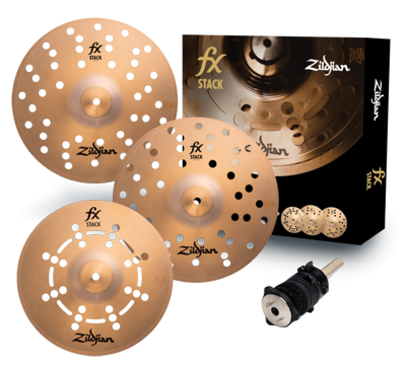 ZILDJIAN Effekt, FX, 12", Stack, mit Cymbolt®, traditional