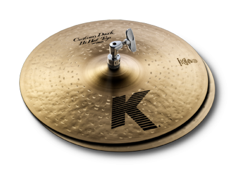 ZILDJIAN Hihat, K Custom, 14", Dark Hats, traditional