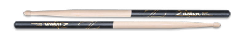 ZILDJIAN Drum Sticks, Dip Serie, 5B Wood, natur, Dip schwarz