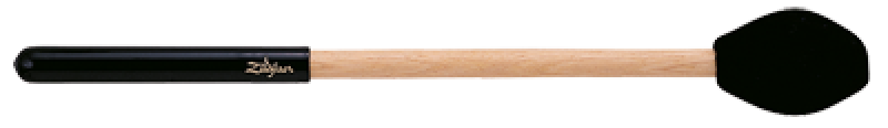 ZILDJIAN Wind Gong Mallet, schwarz, Kopf garngebunden
