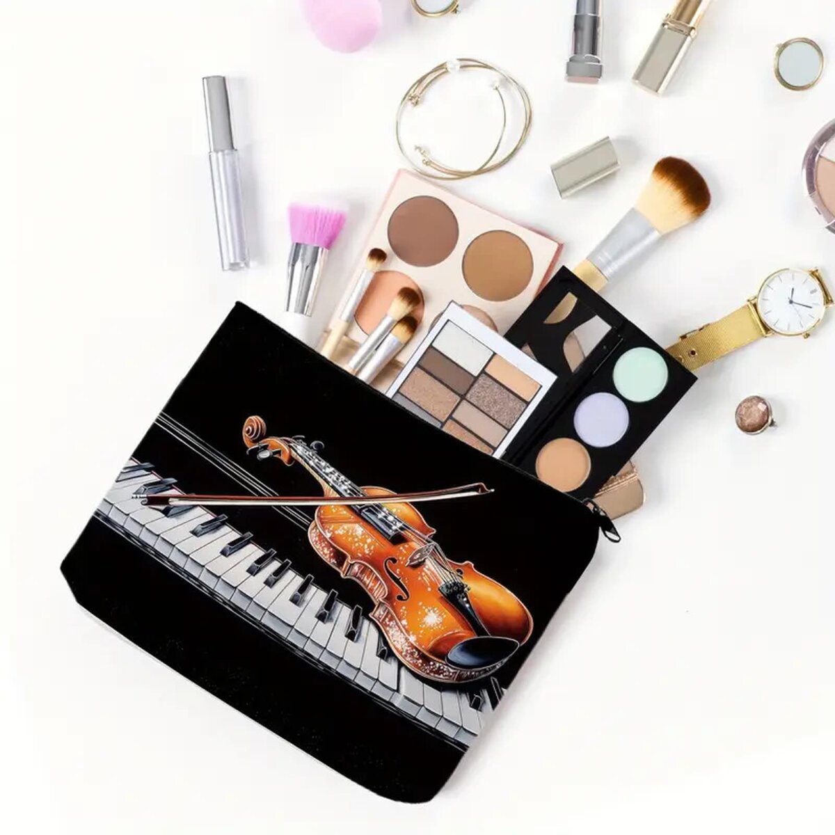 ROCK-HUS Kulturtäschchen Geige & Klavier