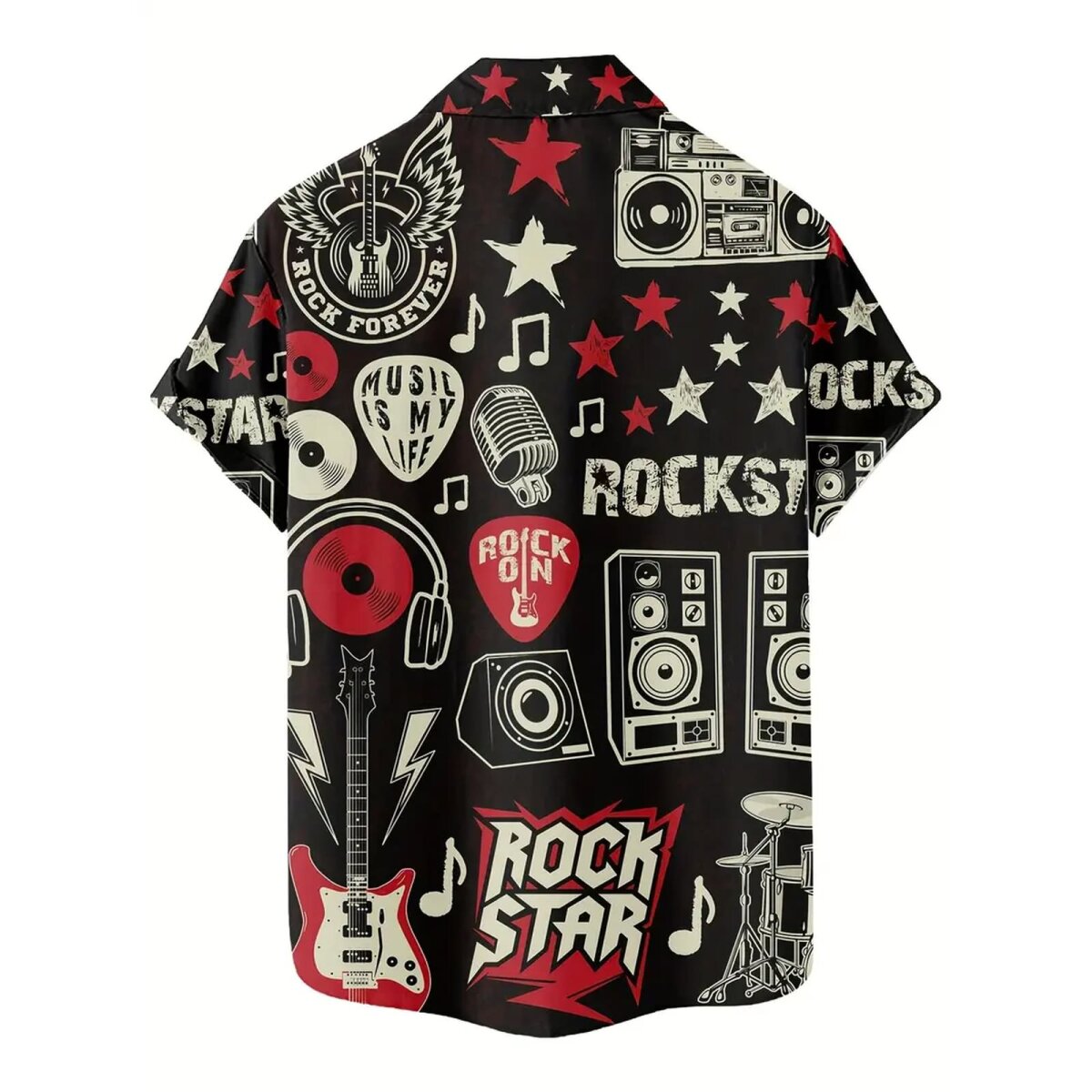 ROCK-HUS Hawai Shirt Rock Star