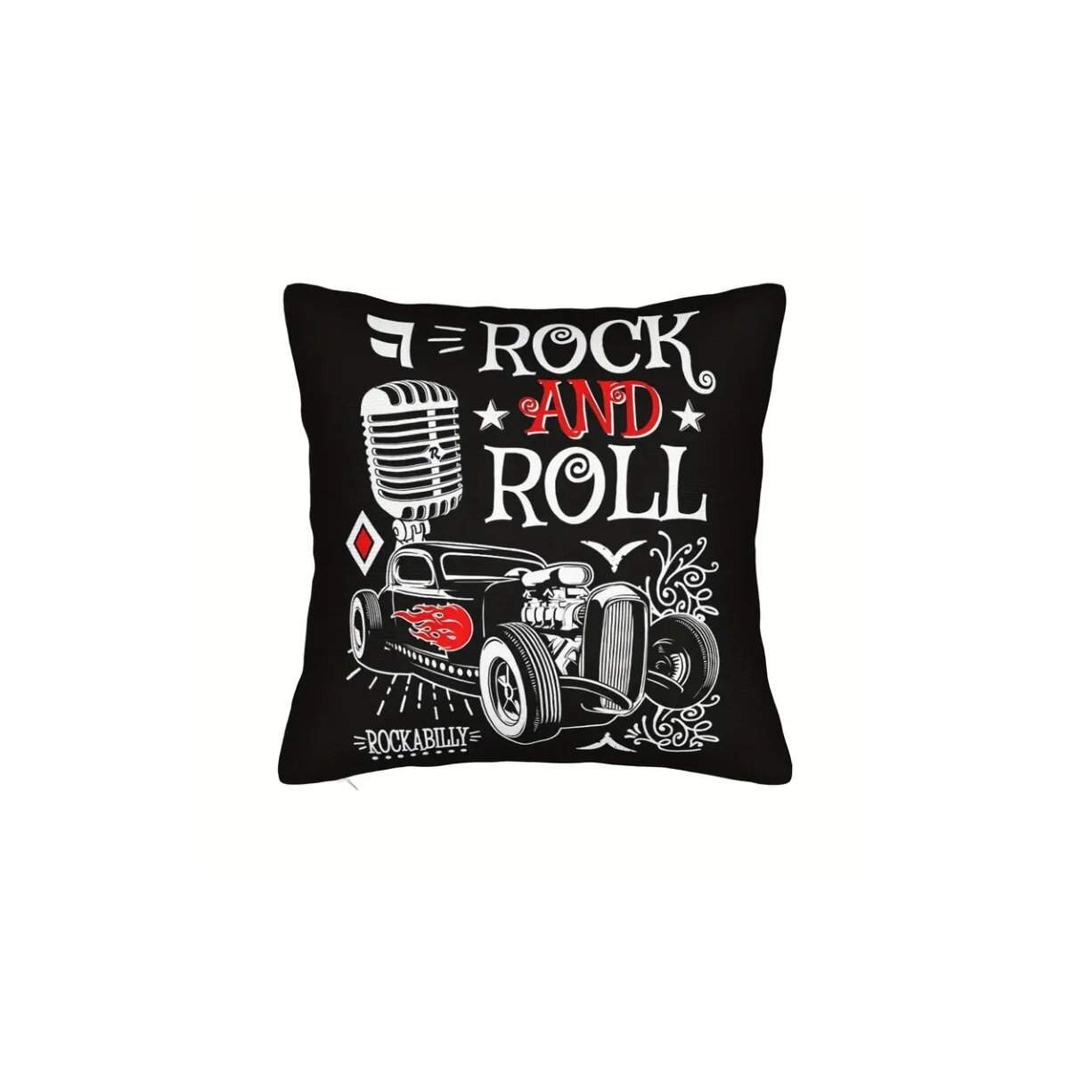 ROCK-HUS Kissenbezug Rockabilly Rock´n Roll HotRod