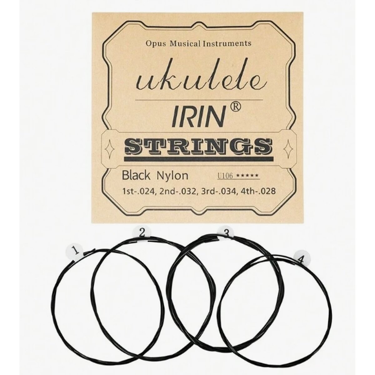 ROCK-HUS Ukulele IRIN 24-32-34-28