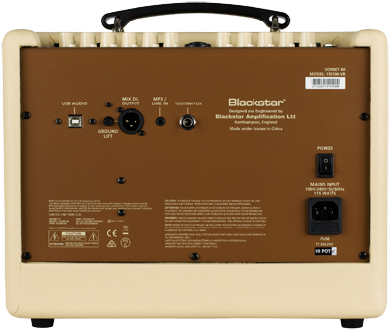 BLACKSTAR A-Gitarrencombo, Sonnet 60, 60W, 1x6.5”/1x1”, Beige