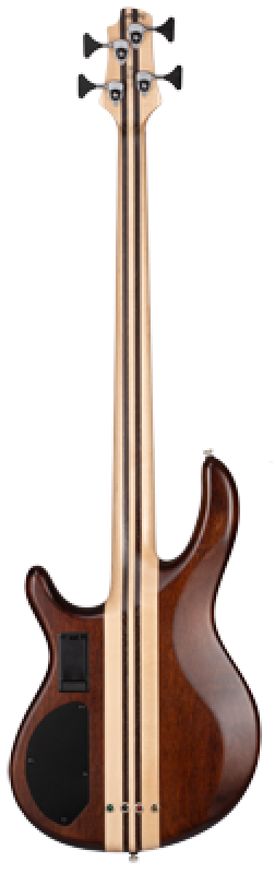 CORT Bassgitarre, A4 Plus FMMH, Open Pore Blue Black