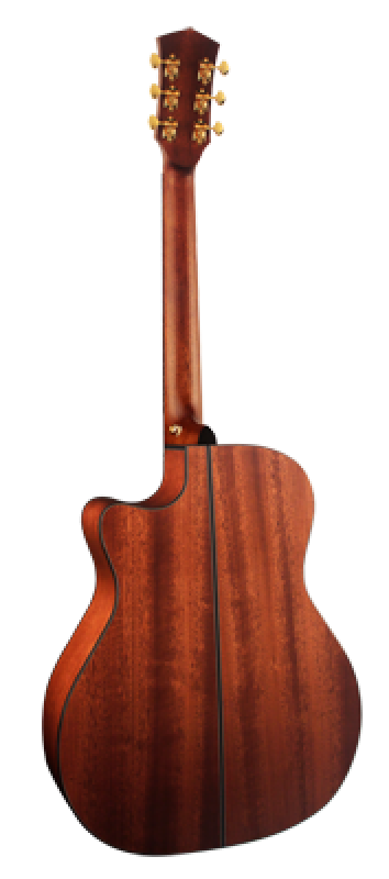 CORT Westerngitarre, GOLD A6, Natur, Preamp, Softcase