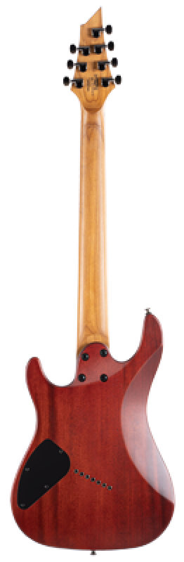 CORT E-Gitarre, KX307MS, Open Pore Mahogany, 7-Saiter