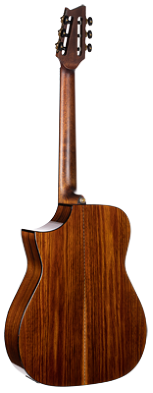 CORT Konzertgitarre, Luxe Nylon, Natur, Preamp, Koffer