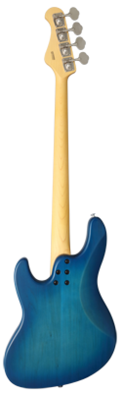 FGN E-Bass, Boundary MJ, FGN Pickups J.J. Style, Transp. Blue Sunburst