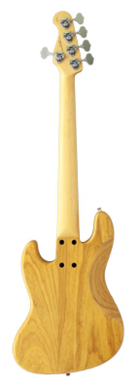 FGN Bassgitarre, Neo Classic JB-100, 5-Saiter, Vintage Natural, Gigbag