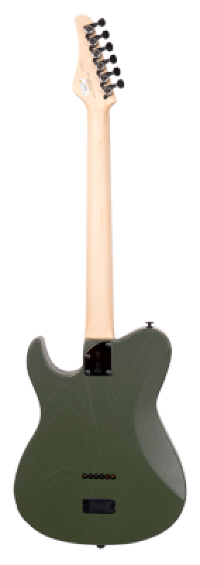 FGN E-Gitarre, J-Standard Iliad Dark Evolution 664, Open Pore Olive Gr