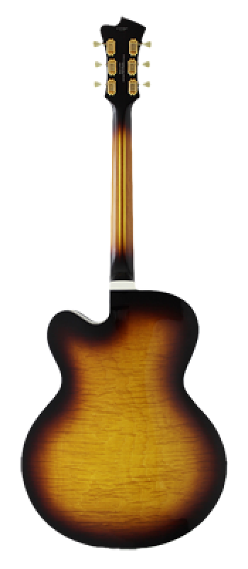 FGN E-Gitarre, Masterfield Jazz, FP, Jazz Burst, Koffer
