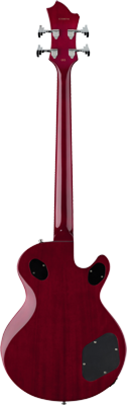 HAGSTROM Bassgitarre, Swede, Wild Cherry Transparent, Linkshänder