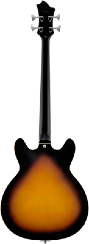 HAGSTROM Bassgitarre, Viking, Tobacco Sunburst, Linkshänder