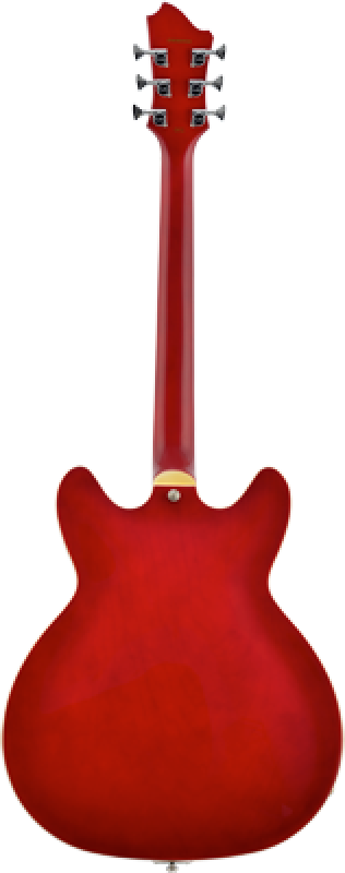 HAGSTROM E-Gitarre, Viking, Transparent Cherry, Linkshänder