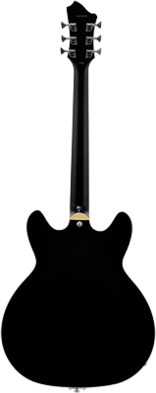 HAGSTROM E-Gitarre, Viking, Black, Linkshänder