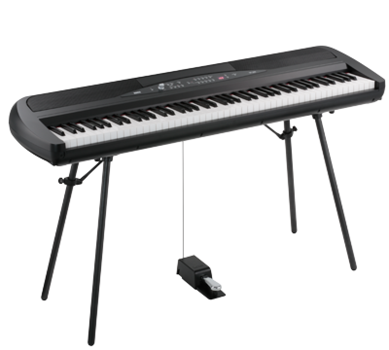 KORG Digitalpiano, SP280, 2x22 Watt, Ständer, schwarz