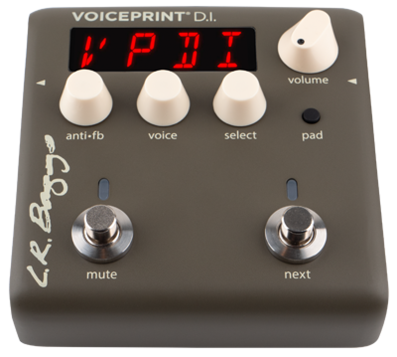 L.R.BAGGS Preamp, VOICEPRINT DI, DI-Pedal, mit Voiceprint Technologie