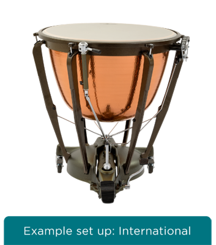 MAJESTIC Pauke, Symphonic Grand Series, 26", Kupfer, gehämmert, tiefge