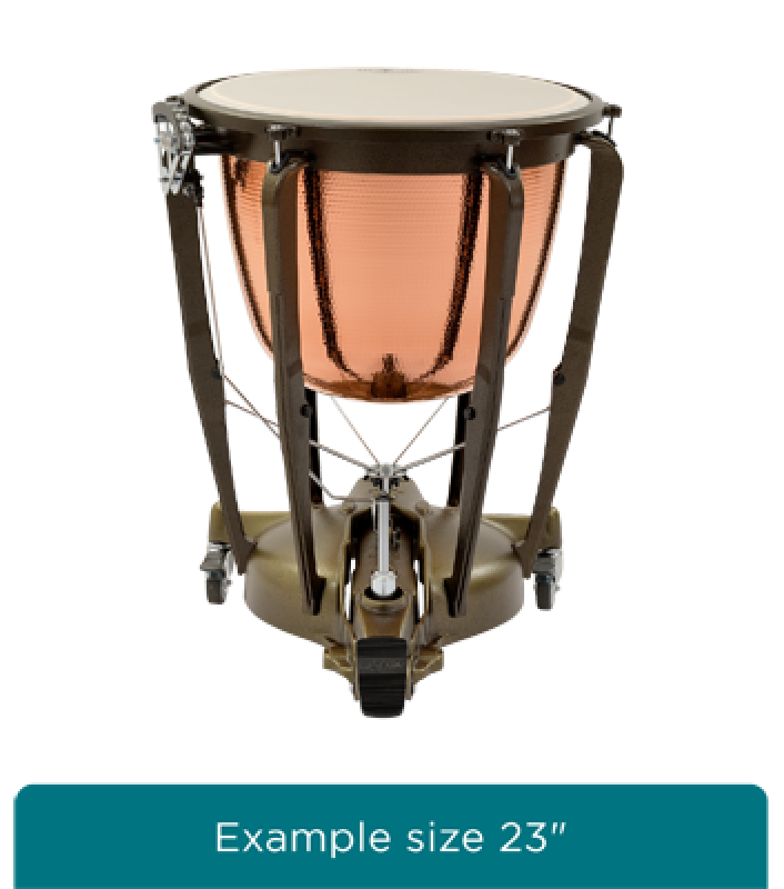 MAJESTIC Pauke, Symphonic Grand Series, 20", Kupfer, gehämmert, tiefge