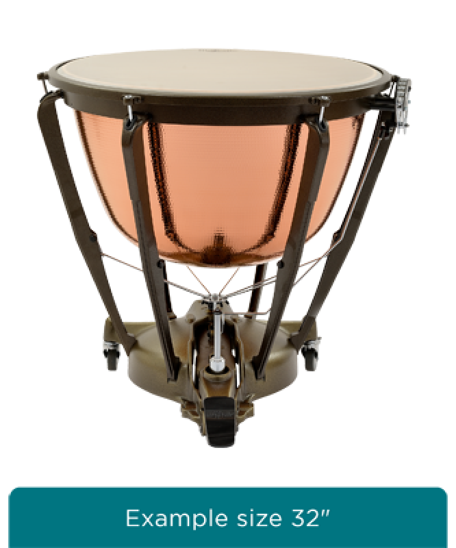 MAJESTIC Pauke, Symphonic Grand Series, 29", Kupfer, gehämmert, tiefge