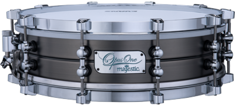 MAJESTIC Konzert Snare, Opus One, 14x4, Messing, verchromte Hardware