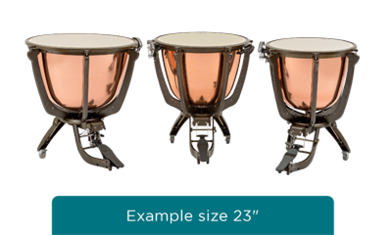 MAJESTIC Pauke, Prophonic Series, 20", Kupfer, poliert, tiefgezogen, i