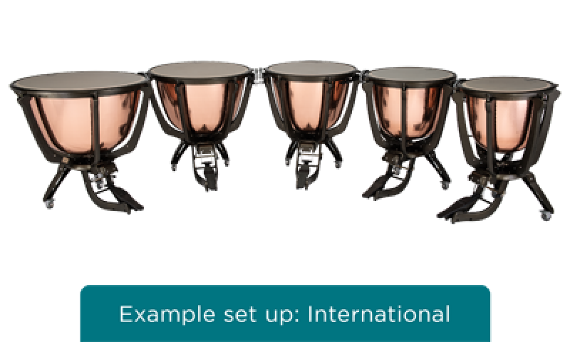 MAJESTIC Pauke, Prophonic Series, 20", Kupfer, gehämmert, tiefgezogen,