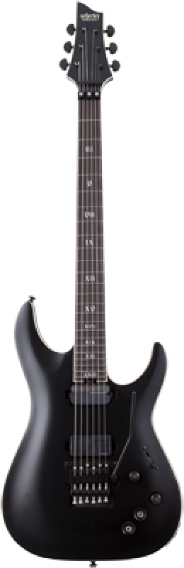 SCHECTER E-Gitarre, SLS Elite C-1 FR S Evil Twin, Satin Black