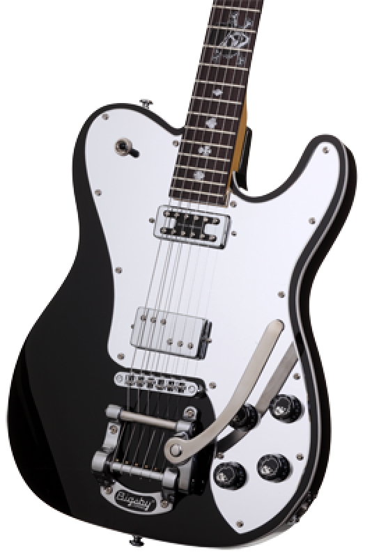 SCHECTER E-Gitarre, Pete Dee, Gloss Black