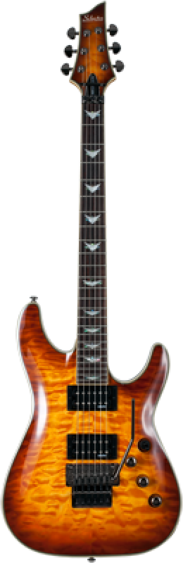 SCHECTER E-Gitarre, Omen Extreme 6 FR, Vintage Sunburst