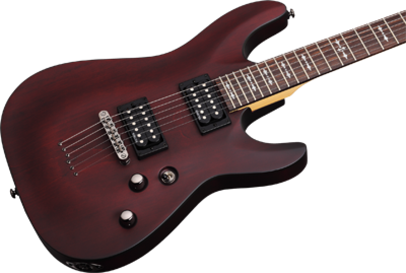 SCHECTER E-Gitarre, Omen 6, Walnut Satin