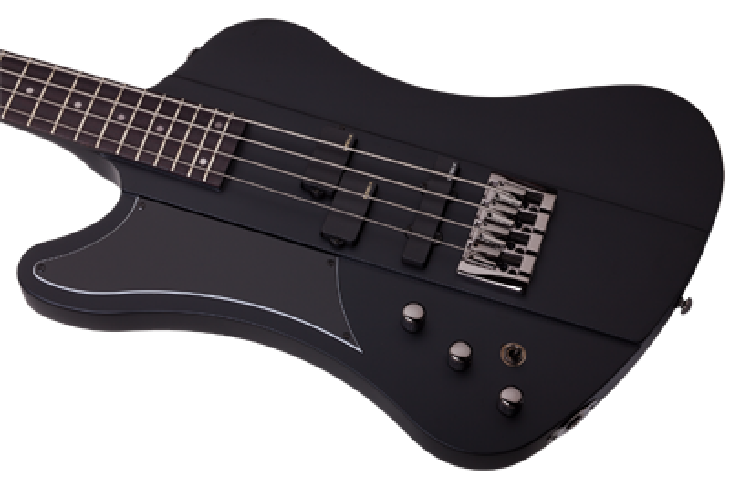 SCHECTER Bassgitarre, Signature Nikki Sixx, Satin Black, Linkshänder