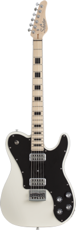 SCHECTER E-Gitarre, Vintage PT Fastback, Olympic White