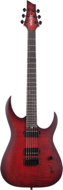 SCHECTER E-Gitarre, Sunset-6 Extreme, Scarlet Burst