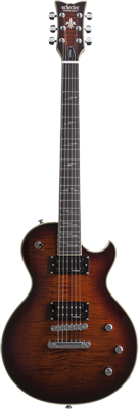 SCHECTER E-Gitarre, Solo-II Supreme, Cat’s Eye Black Burst