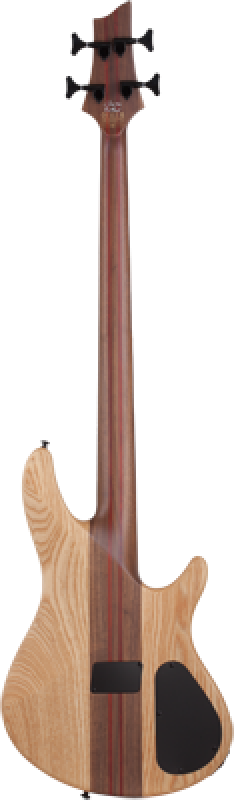 SCHECTER Bassgitarre, Charles Berthoud CB-4, See-Thru Black Satin, Lin