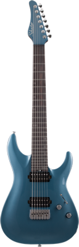 SCHECTER E-Gitarre, Signature Aaron Marshall AM-7, Cobalt Slate