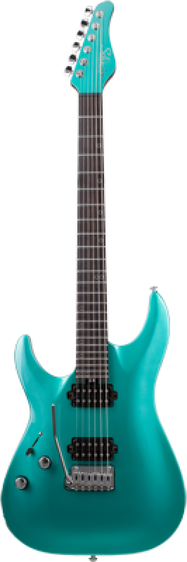 SCHECTER E-Gitarre, Signature Aaron Marshall AM-6 Trem, Arctic Jade, L